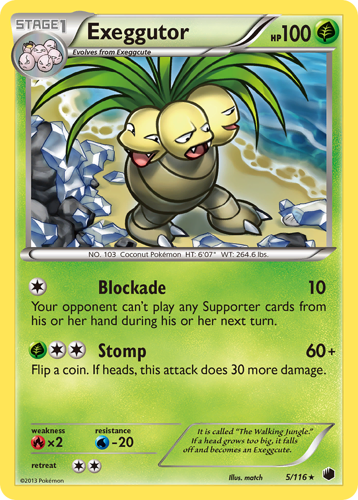 Exeggutor (5/116) [Black & White: Plasma Freeze] | Good Games North