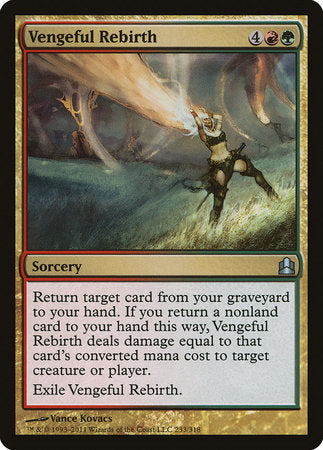 Vengeful Rebirth [Commander 2011] | Good Games North