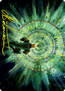 Verdant Mastery Art Card (Gold-Stamped Signature) [Strixhaven: School of Mages Art Series] | Good Games North