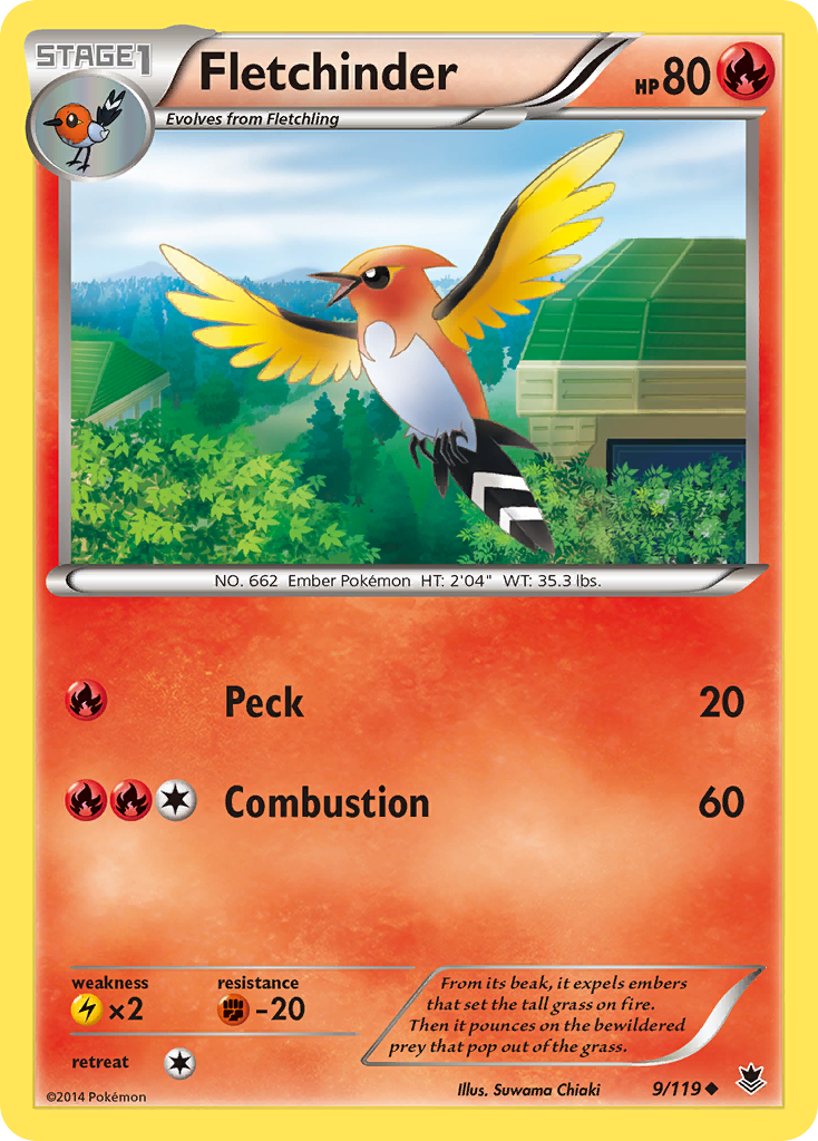 Fletchinder (9/119) [XY: Phantom Forces] | Good Games North