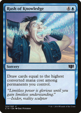 Rush of Knowledge [Commander 2014] | Good Games North