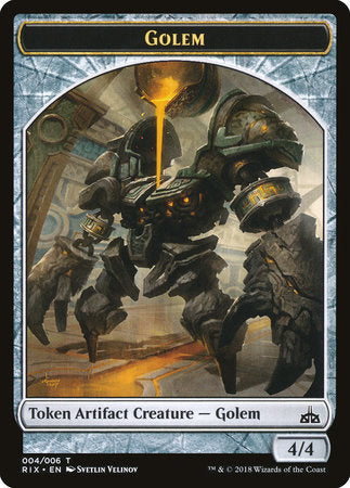 Golem Token (004) [Rivals of Ixalan Tokens] | Good Games North