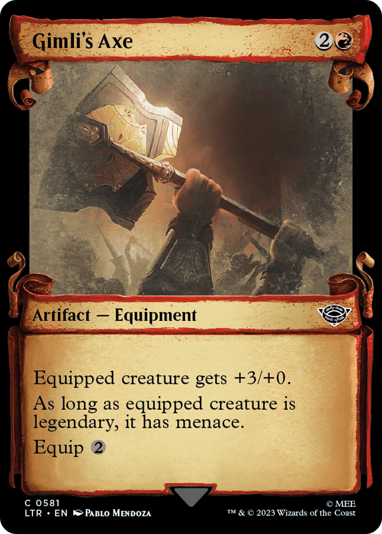 Gimli's Axe [The Lord of the Rings: Tales of Middle-Earth Showcase Scrolls] | Good Games North