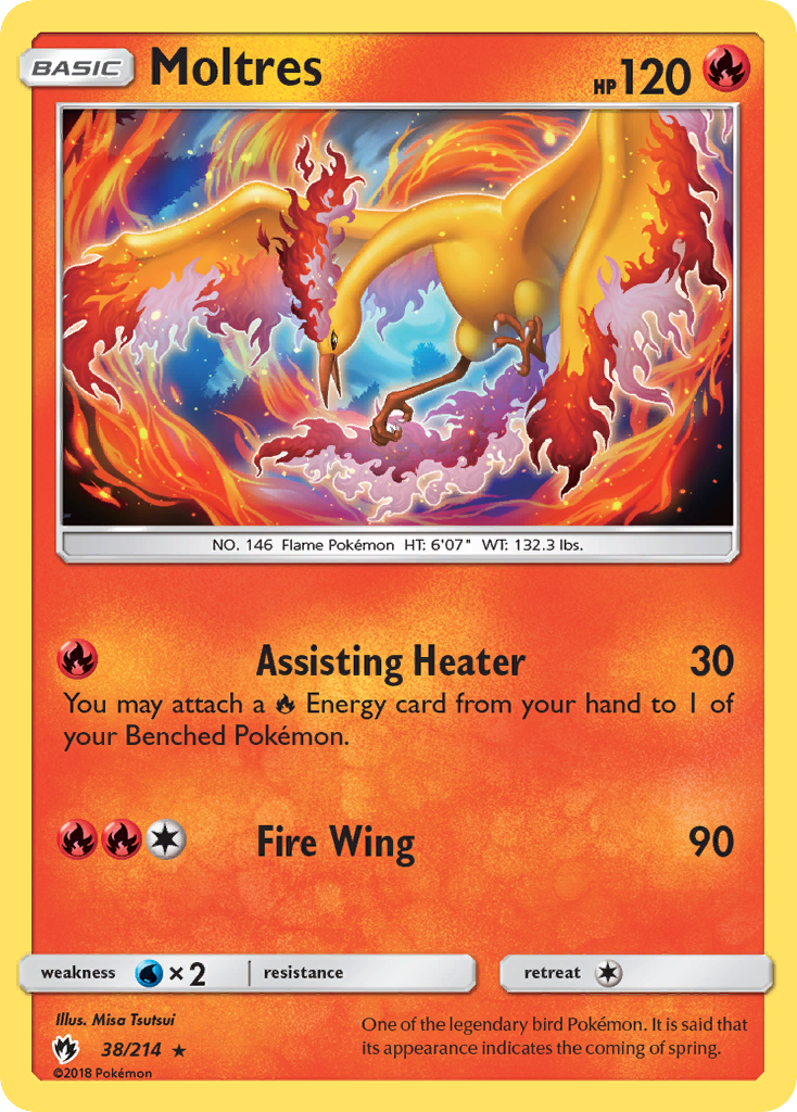Moltres (38/214) [Sun & Moon: Lost Thunder] | Good Games North