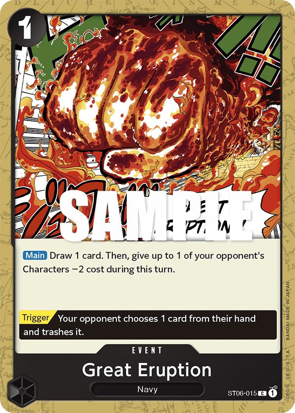 Great Eruption [Starter Deck: Absolute Justice] | Good Games North