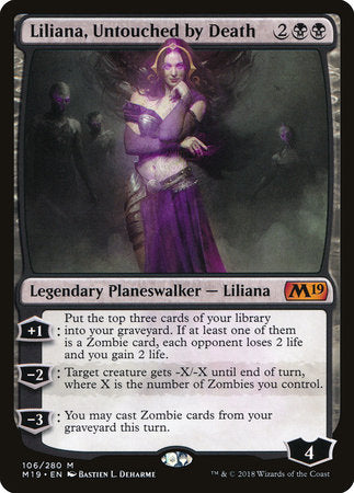 Liliana, Untouched by Death [Core Set 2019] | Good Games North