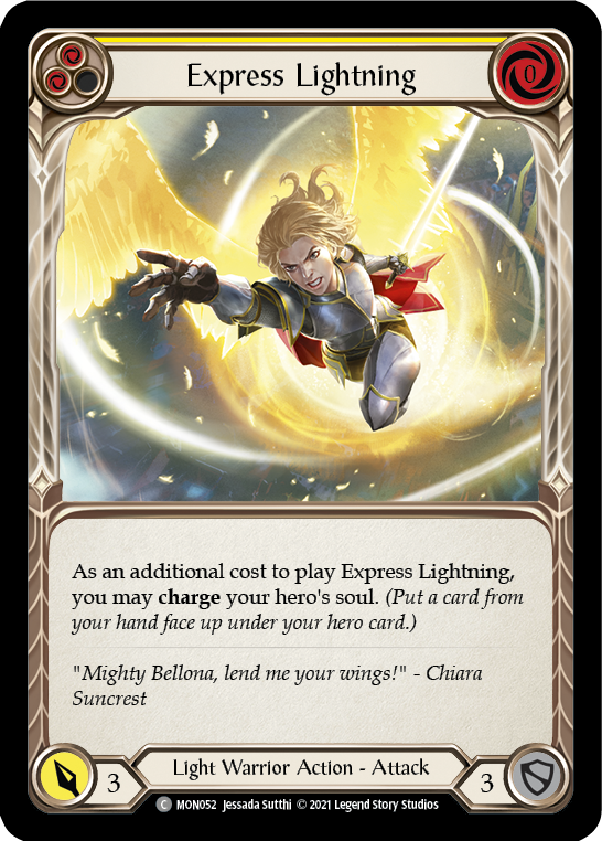 Express Lightning (Yellow) [MON052] 1st Edition Normal | Good Games North