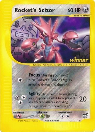 Rocket's Scizor (4) (Jumbo Card) [Best of Promos] | Good Games North