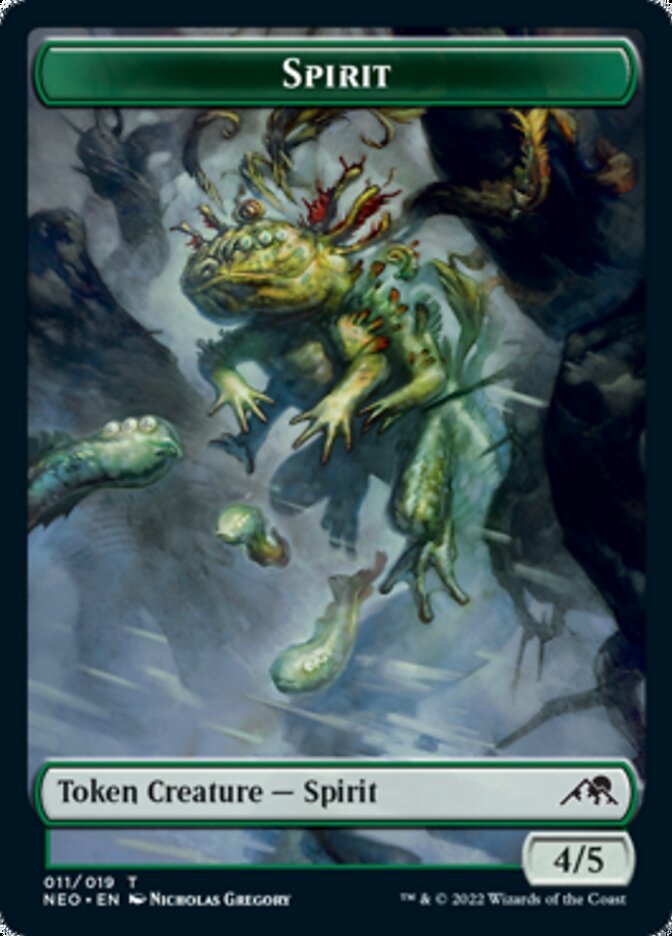 Spirit Token (011) [Kamigawa: Neon Dynasty Tokens] | Good Games North