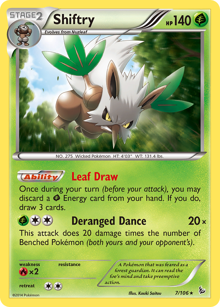 Shiftry (7/106) [XY: Flashfire] | Good Games North
