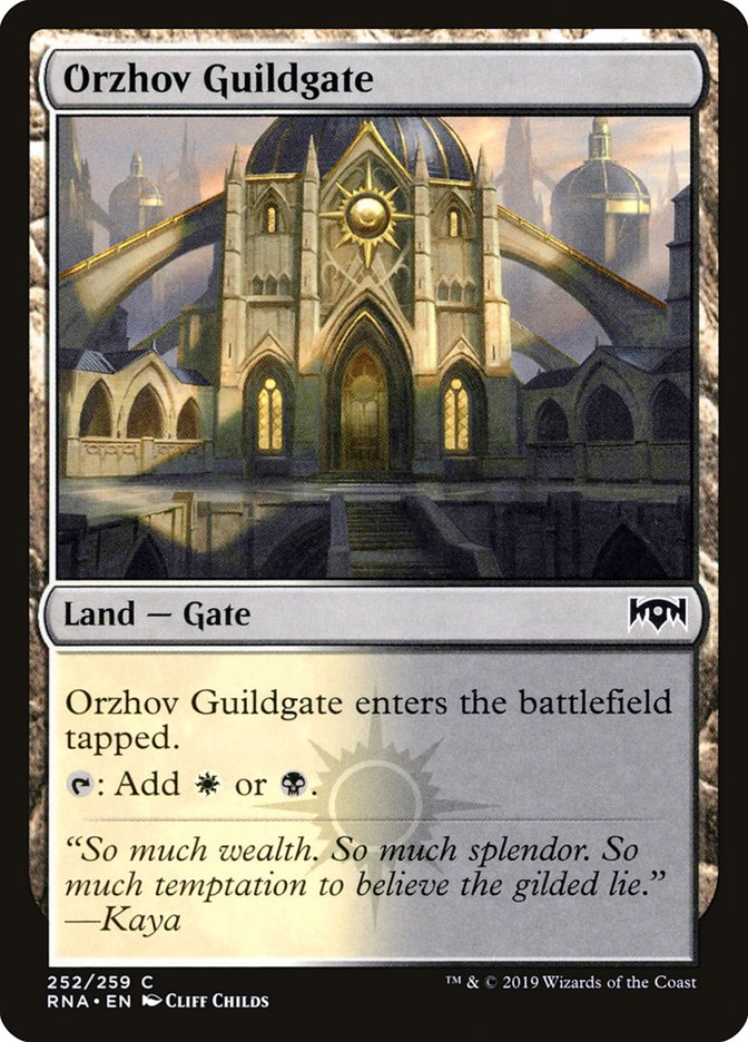 Orzhov Guildgate (252/259) [Ravnica Allegiance] | Good Games North