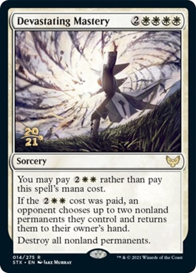 Devastating Mastery [Strixhaven: School of Mages Prerelease Promos] | Good Games North