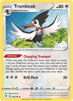Trumbeak (144/185) [Sword & Shield: Vivid Voltage] | Good Games North