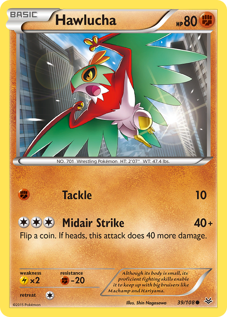 Hawlucha (39/108) [XY: Roaring Skies] | Good Games North