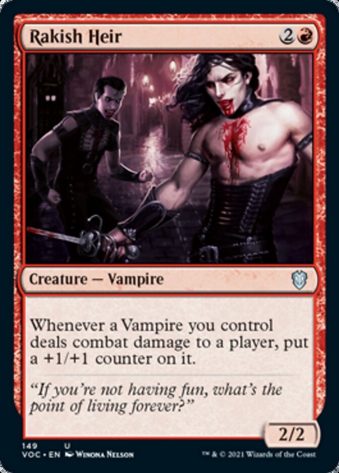 Rakish Heir [Innistrad: Crimson Vow Commander] | Good Games North