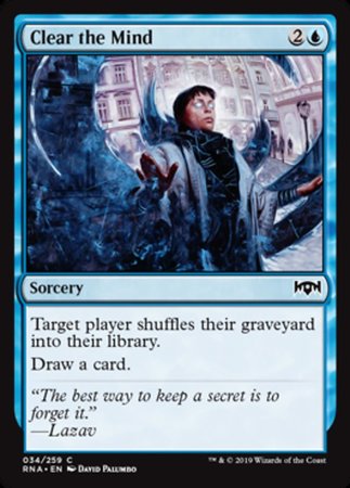 Clear the Mind [Ravnica Allegiance] | Good Games North