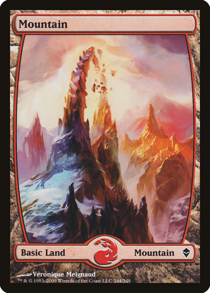 Mountain (244) [Zendikar] | Good Games North