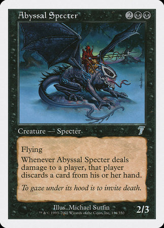Abyssal Specter [Seventh Edition] | Good Games North