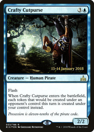 Crafty Cutpurse [Rivals of Ixalan Promos] | Good Games North