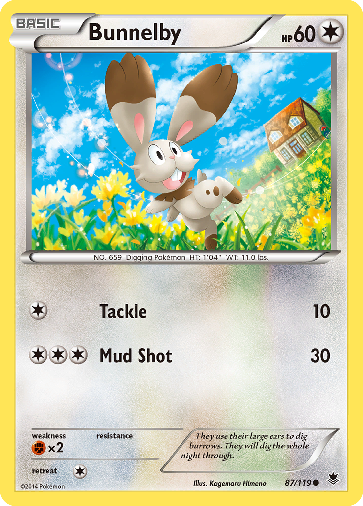 Bunnelby (87/119) [XY: Phantom Forces] | Good Games North