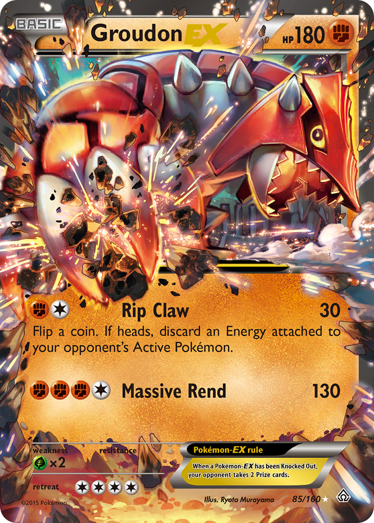 Groudon EX (85/160) [XY: Primal Clash] | Good Games North