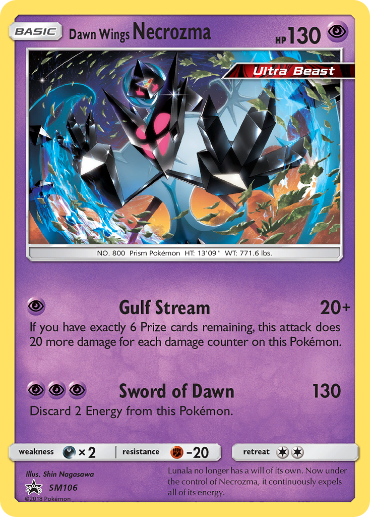Dawn Wings Necrozma (SM106) [Sun & Moon: Black Star Promos] | Good Games North
