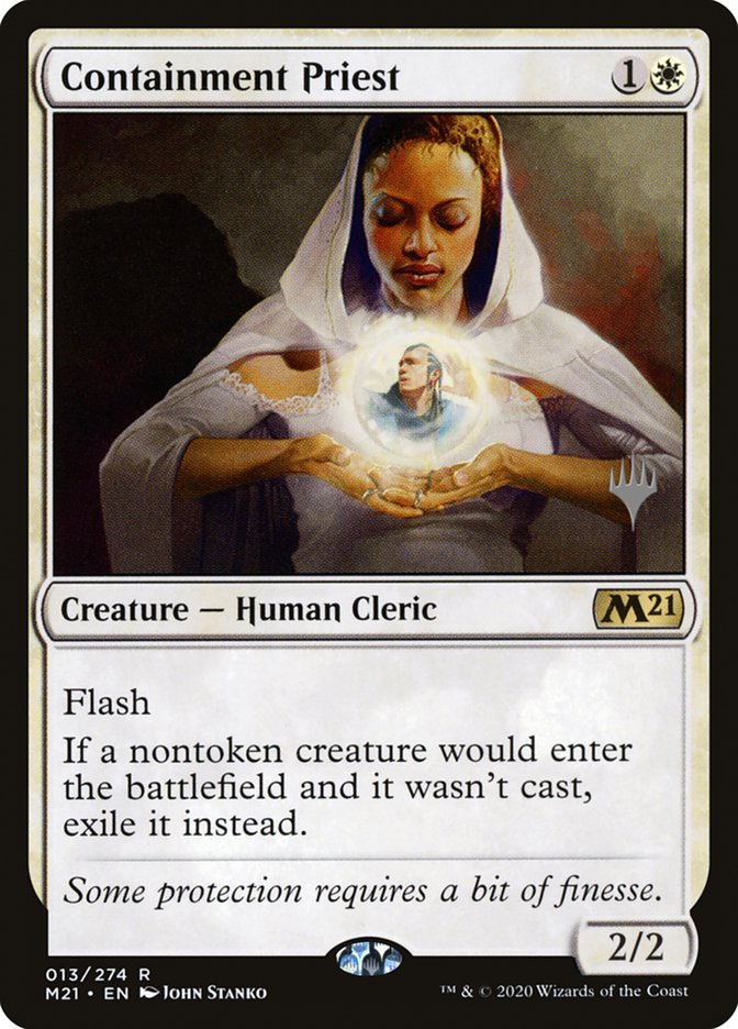 Containment Priest (Promo Pack) [Core Set 2021 Promos] | Good Games North