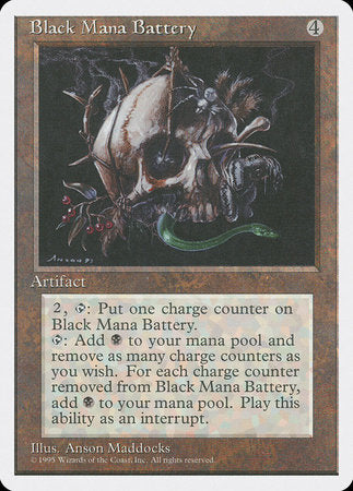 Black Mana Battery [Fourth Edition] | Good Games North