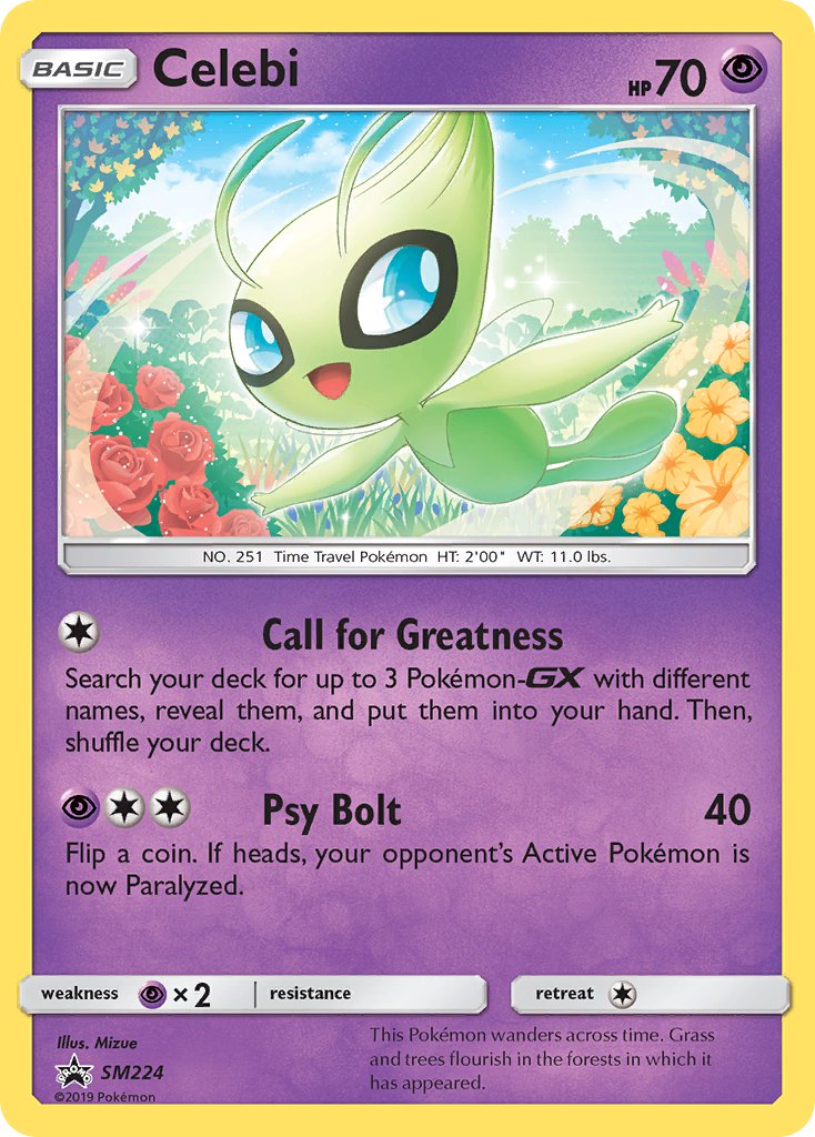 Celebi (SM224) [Sun & Moon: Black Star Promos] | Good Games North