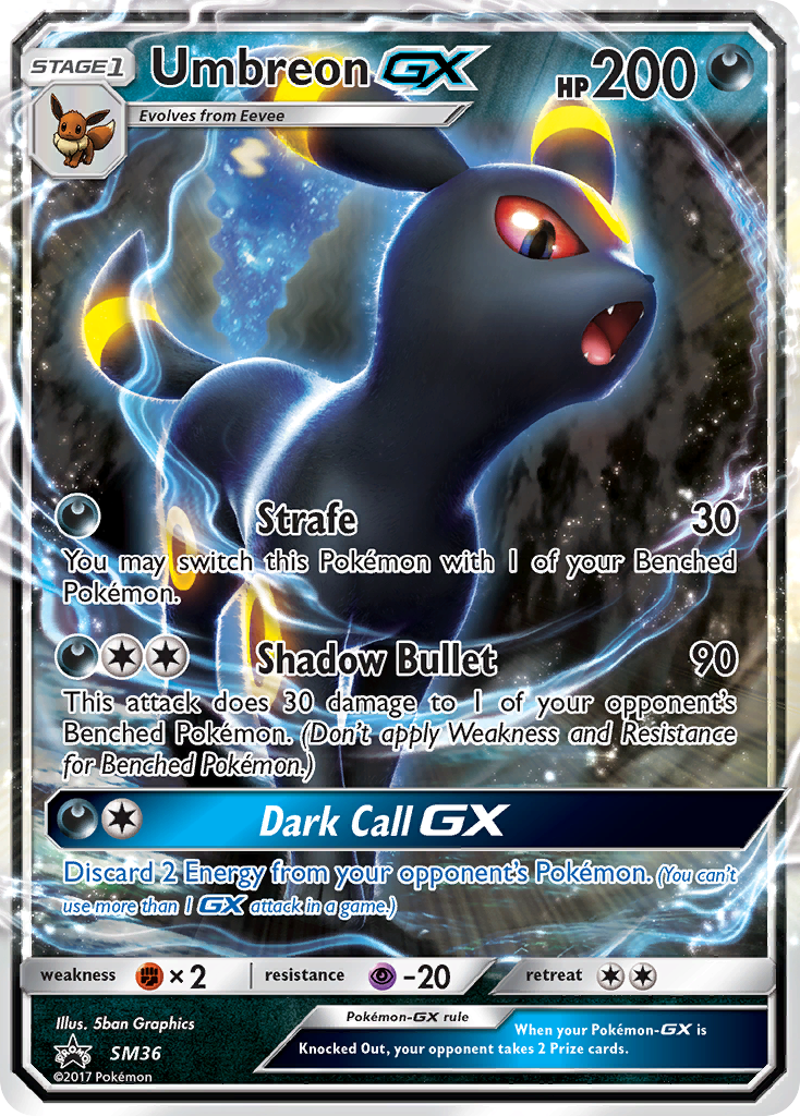 Umbreon GX (SM36) [Sun & Moon: Black Star Promos] | Good Games North