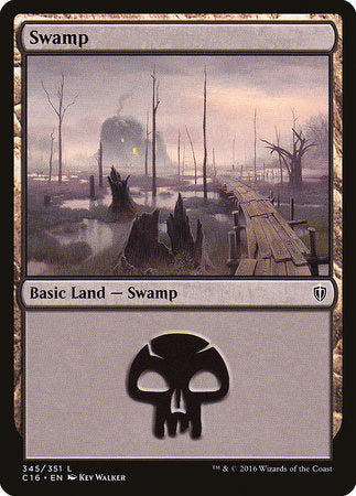 Swamp (345) [Commander 2016] | Good Games North