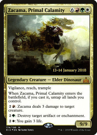Zacama, Primal Calamity [Rivals of Ixalan Promos] | Good Games North