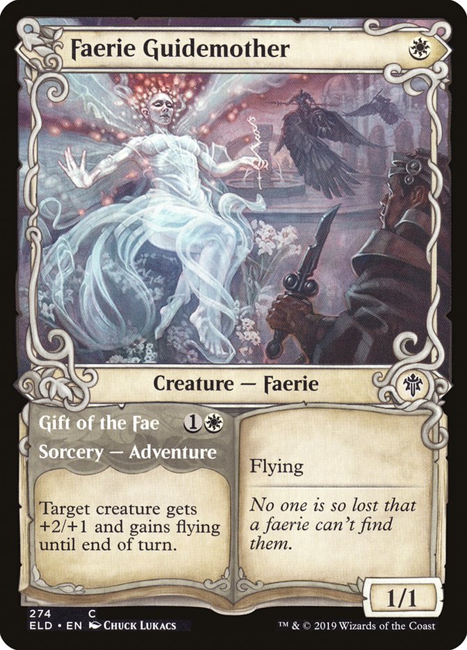 Faerie Guidemother // Gift of the Fae (Showcase) [Throne of Eldraine] | Good Games North
