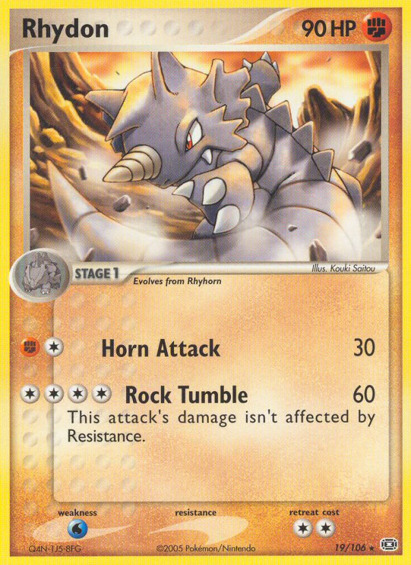 Rhydon (19/106) [EX: Emerald] | Good Games North
