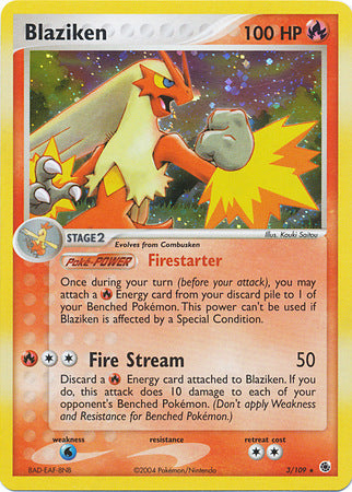 Blaziken (3/109) (Cosmos Holo) [EX: Battle Stadium] | Good Games North