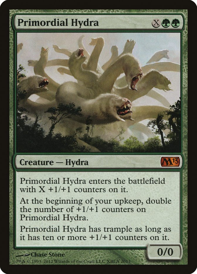 Primordial Hydra (Duels of the Planeswalkers Promos) [Duels of the Planeswalkers Promos 2012] | Good Games North