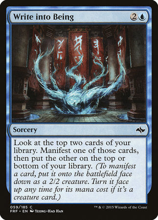Write into Being [Fate Reforged] | Good Games North