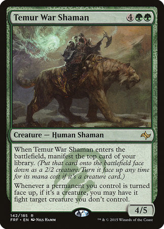 Temur War Shaman [Fate Reforged] | Good Games North