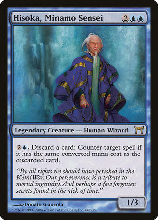 Hisoka, Minamo Sensei [Champions of Kamigawa] | Good Games North