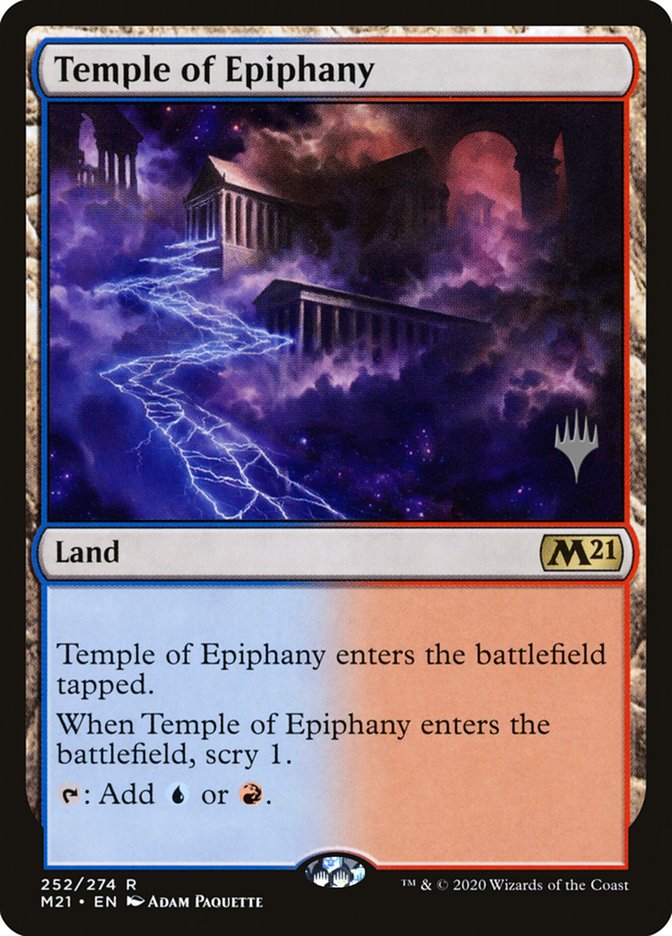 Temple of Epiphany (Promo Pack) [Core Set 2021 Promos] | Good Games North