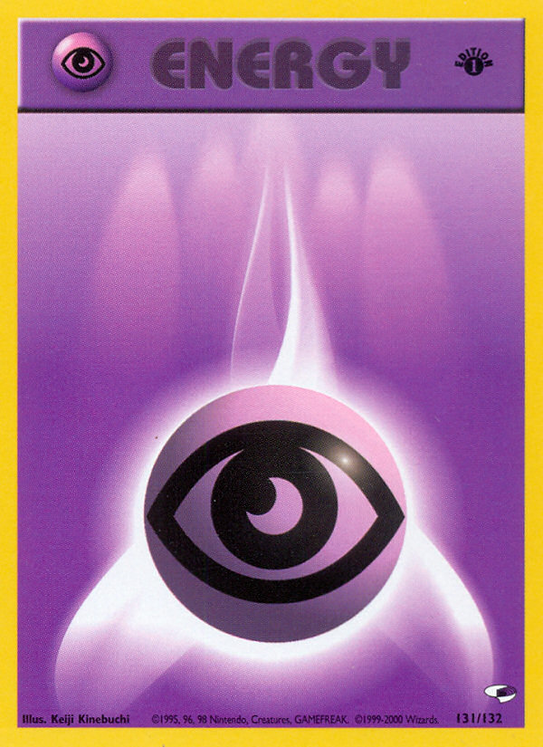 Psychic Energy (131/132) [Gym Heroes 1st Edition] | Good Games North