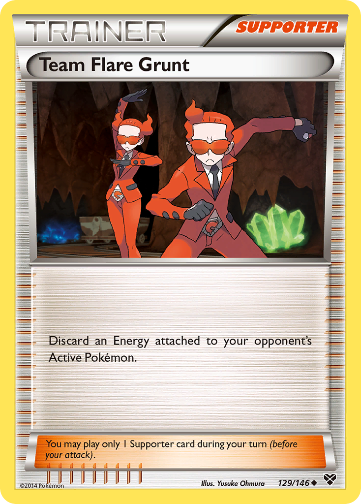 Team Flare Grunt (129/146) [XY: Base Set] | Good Games North