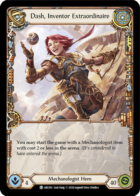 Dash, Inventor Extraordinaire // Death Dealer [U-ARC001 // U-ARC040] (Arcane Rising Unlimited)  Unlimited Normal | Good Games North