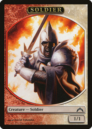 Soldier Token (Red/White) [Gatecrash Tokens] | Good Games North