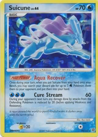Suicune (19/132) (Cracked Ice Holo) [Diamond & Pearl: Secret Wonders] | Good Games North