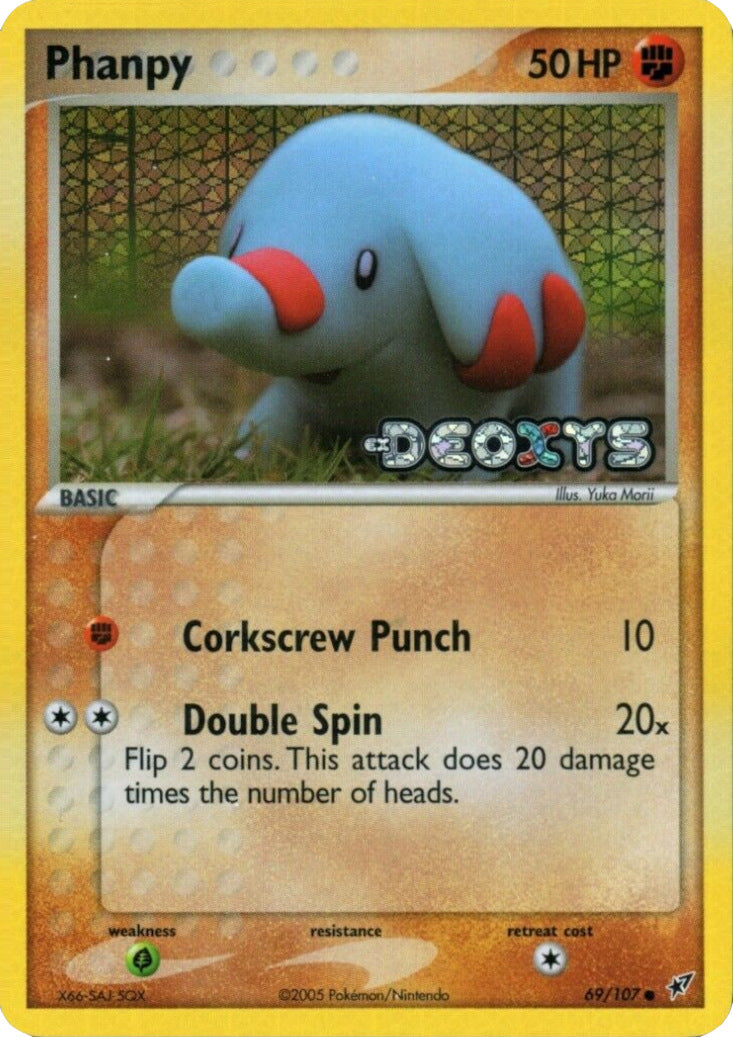 Phanpy (69/107) (Stamped) [EX: Deoxys] | Good Games North