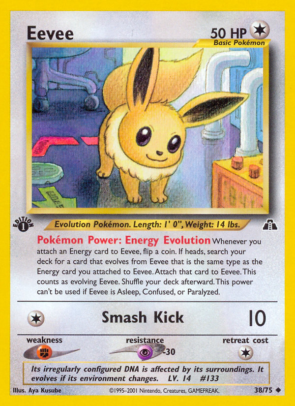 Eevee (38/75) [Neo Discovery 1st Edition] | Good Games North