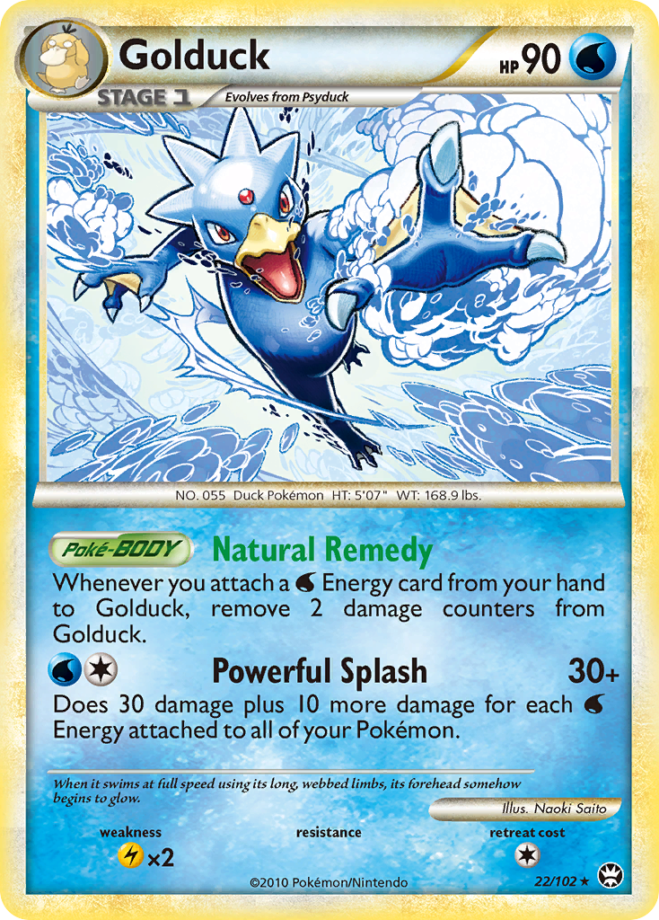Golduck (22/102) [HeartGold & SoulSilver: Triumphant] | Good Games North