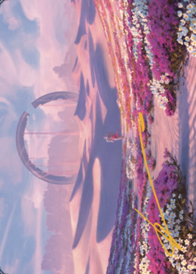 Plains Art Card 2 (Gold-Stamped Signature) [Dominaria United Art Series] | Good Games North