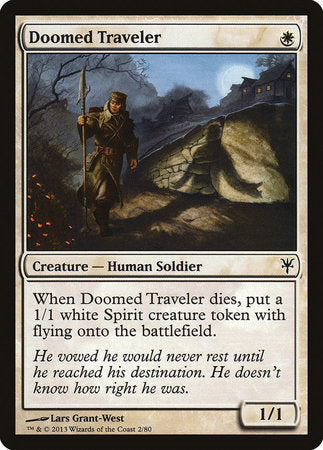 Doomed Traveler [Duel Decks: Sorin vs. Tibalt] | Good Games North